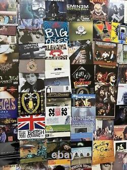 100's of Vintage Music CD Artwork Inserts Liners Booklets Great Collection Lot