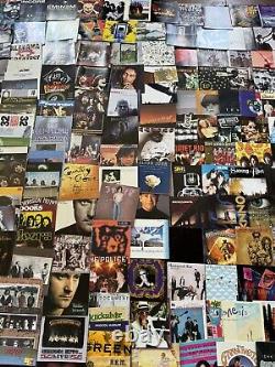 100's of Vintage Music CD Artwork Inserts Liners Booklets Great Collection Lot