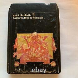 16 8-Track Tape Rock Collection Including Black Sabbath, Beach Boys, Hendrix