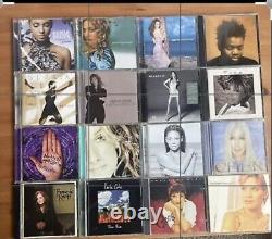 16 Pop Diva CDs Cher Madonna Gloria Bonnie Beyonce Allison Alicia Mariah Celine