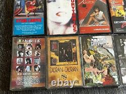 1980's Pop New Wave Cassette Tape 33pc Lot Collection Classic Albums GREAT DEAL