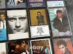 1980's Pop New Wave Cassette Tape 33pc Lot Collection Classic Albums GREAT DEAL