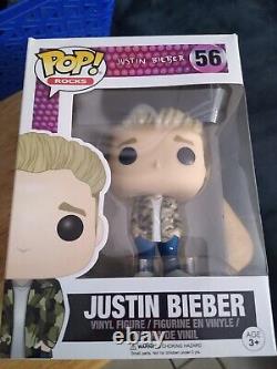 2017 JUSTIN BIEBER Funko Pop! (ROCKS) #56? AUTHENTIC RARE