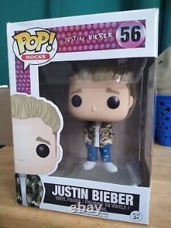 2017 JUSTIN BIEBER Funko Pop! (ROCKS) #56? AUTHENTIC RARE