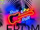 20x14 Rock & Roll Music Notes Lamp Light Neon Sign With Hd Vivid Printing L