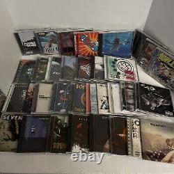 33 Heavy Hard Rock CD Lot Staind Sublime Nirvana MXPX Foo Fighters Etc