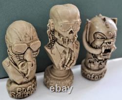 4 Bust Heavy Metal Rock Collection Motorhead Lemmy Snagglethoot Megadeth Sabbath