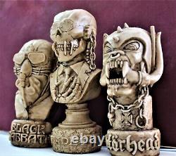 4 Bust Heavy Metal Rock Collection Motorhead Lemmy Snagglethoot Megadeth Sabbath