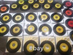 45 Rpm SUN Lot Record Collection, CARL PERKINS, JOHNNY CASH, JERRY, BUDDY Holly