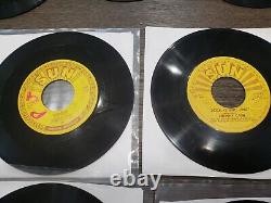 45 Rpm SUN Lot Record Collection, CARL PERKINS, JOHNNY CASH, JERRY, BUDDY Holly