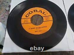 45 Rpm SUN Lot Record Collection, CARL PERKINS, JOHNNY CASH, JERRY, BUDDY Holly