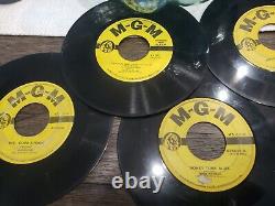 45 Rpm SUN Lot Record Collection, CARL PERKINS, JOHNNY CASH, JERRY, BUDDY Holly