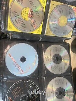 450 Music CD's In Binder WithO Cases, Rock, Soundtracks