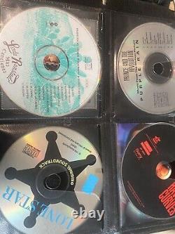 450 Music CD's In Binder WithO Cases, Rock, Soundtracks