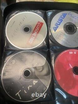 450 Music CD's In Binder WithO Cases, Rock, Soundtracks