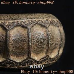 5.2 Collect China dynasty Bluestone carve Musical Instruments Stone Drum statue