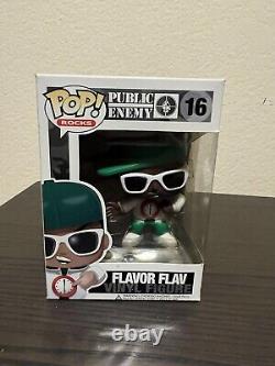 AUTHENTIC VAULTED 2011 Flavor Flav Funko Pop #16 Rocks Public Enemy Rap Hip Hop