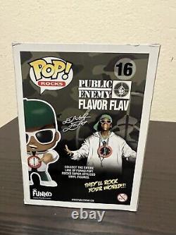 AUTHENTIC VAULTED 2011 Flavor Flav Funko Pop #16 Rocks Public Enemy Rap Hip Hop