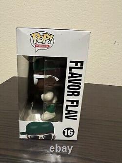 AUTHENTIC VAULTED 2011 Flavor Flav Funko Pop #16 Rocks Public Enemy Rap Hip Hop