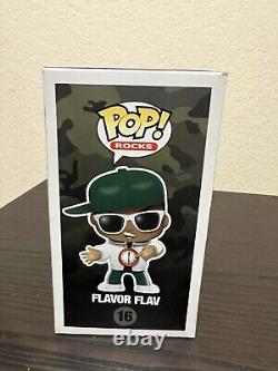 AUTHENTIC VAULTED 2011 Flavor Flav Funko Pop #16 Rocks Public Enemy Rap Hip Hop