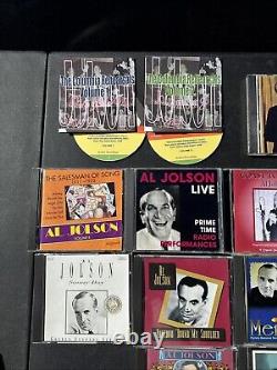 Al Jolson Lot of 25 CDs Greatest Hits, Radio Performance, Live, & More