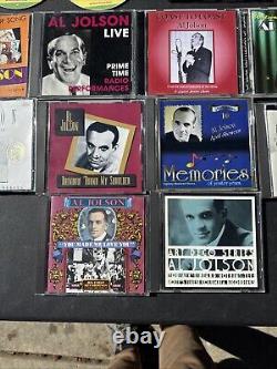 Al Jolson Lot of 25 CDs Greatest Hits, Radio Performance, Live, & More