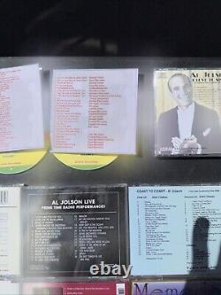 Al Jolson Lot of 25 CDs Greatest Hits, Radio Performance, Live, & More