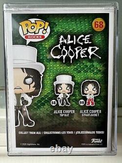 Alice Cooper #68 Top Hat Signed Autographed Pop Rocks Funko Pop! Vinyl