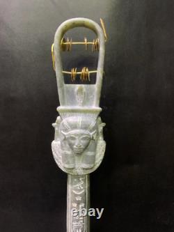 Amazing Egyptian Hathor Sistrum (Musical Instrument)