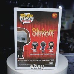 Autographed Funko Pop Corey Taylor #177 Rocks Slipknot with Protector