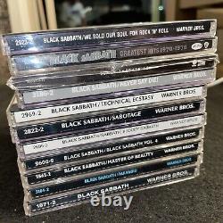 BLACK SABBATH. 11 CD Lot Paranoid Master Of Reality Vol 4 Bloody Sabotage +++