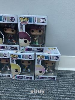 BTS Funko Pop Rocks 1st Edition #101-107 Vaulted K-Pop 2019 Complete Set READ