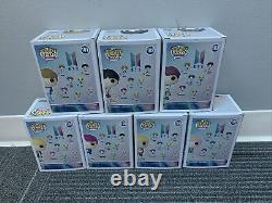 BTS Funko Pop Rocks 1st Edition #101-107 Vaulted K-Pop 2019 Complete Set READ