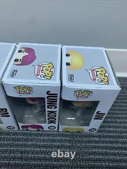 BTS Funko Pop Rocks 1st Edition #101-107 Vaulted K-Pop 2019 Complete Set READ