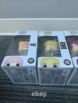 BTS Funko Pop Rocks 1st Edition #101-107 Vaulted K-Pop 2019 Complete Set READ