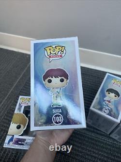 BTS Funko Pop Rocks 1st Edition #101-107 Vaulted K-Pop 2019 Complete Set READ