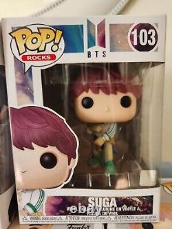 BTS Funko Pop! Rocks First Edition #101-107 Vaulted K-Pop 2019 NEW Complete Set