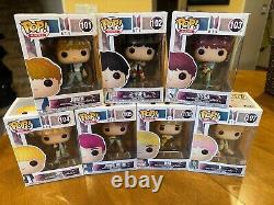 BTS Funko Pop! Rocks First Edition #101-107 Vaulted K-Pop 2019 NIB Complete BT21