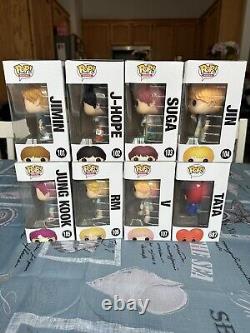 BTS Funko Pop! Rocks First Edition #101-107 Vaulted K-Pop 2019 NIB Complete BT21