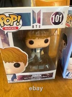 BTS Funko Pop! Rocks First Edition #101-107 Vaulted K-Pop 2019 NIB Complete BT21