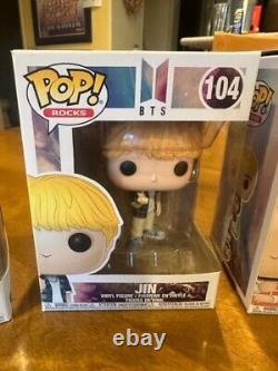 BTS Funko Pop! Rocks First Edition #101-107 Vaulted K-Pop 2019 NIB Complete BT21