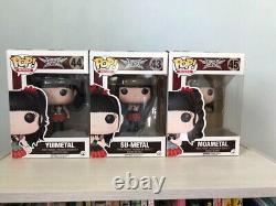 BabyMetal Funko Pop Rocks RARE Su-Metal, Yuimetal & Moametal 3PC Set