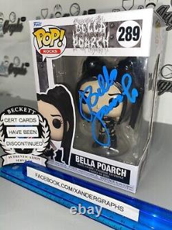 Bella Poarch Tik Tok #289 Singer Signed Autographed Funko Pop-bas Coa Beckett