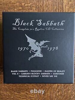 Black Sabbath Complete 70's Replica 8 CD Collection Box Set Ozzy Osbourne OOP NM