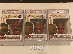 Boyz II Men Autographed Signed & Encapsulated Funko Pop Set Nathan, Shawn, Wanya