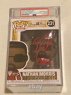 Boyz II Men Autographed Signed & Encapsulated Funko Pop Set Nathan, Shawn, Wanya