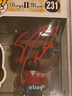 Boyz II Men Autographed Signed & Encapsulated Funko Pop Set Nathan, Shawn, Wanya