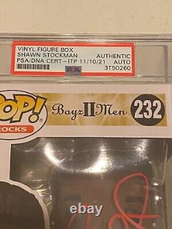 Boyz II Men Autographed Signed & Encapsulated Funko Pop Set Nathan, Shawn, Wanya