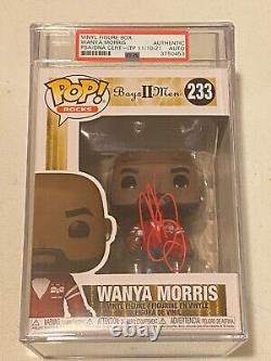 Boyz II Men Autographed Signed & Encapsulated Funko Pop Set Nathan, Shawn, Wanya