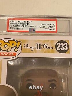 Boyz II Men Autographed Signed & Encapsulated Funko Pop Set Nathan, Shawn, Wanya